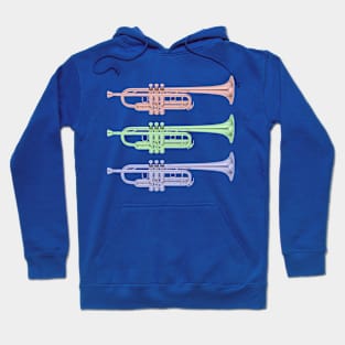 RGB Color Half-tone Trumpets Hoodie